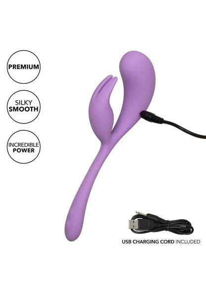 Bestel: Elle Liquid Silicone Dual Flicker Vibrator by CalExotics Elle - bij Happytoys.nl, happytoys.be, Happytoys.ae: erotische sex webshop | liever Happy dan Easy ⭐⭐⭐⭐⭐