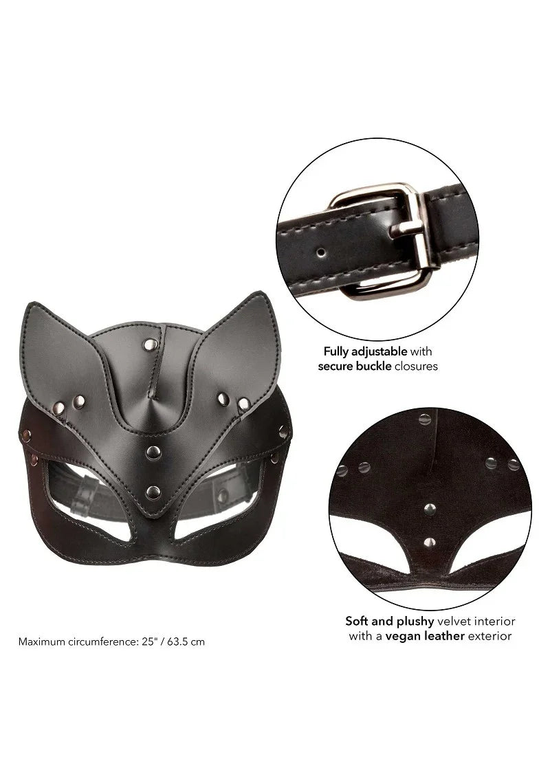 Euphoria Collection Cat Mask by CalExotics - Happytoys Sexshop: online sex shop for Feeling Happy & Easy 😊 - Discreet geleverd