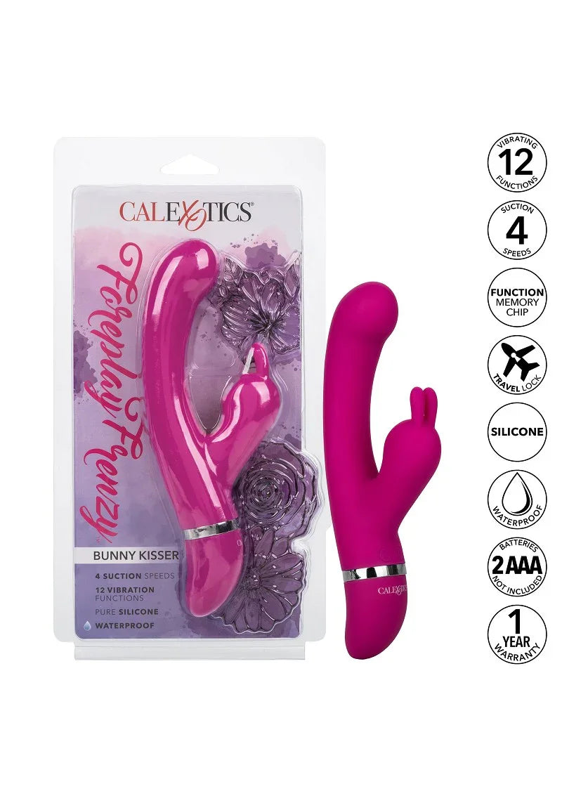 ♀ CalExotics Foreplay Frenzy Bunny Kisser double action suction - Happytoys Sexshop: Toys for Feeling Happy & Easy 😊 - Discreet geleverd