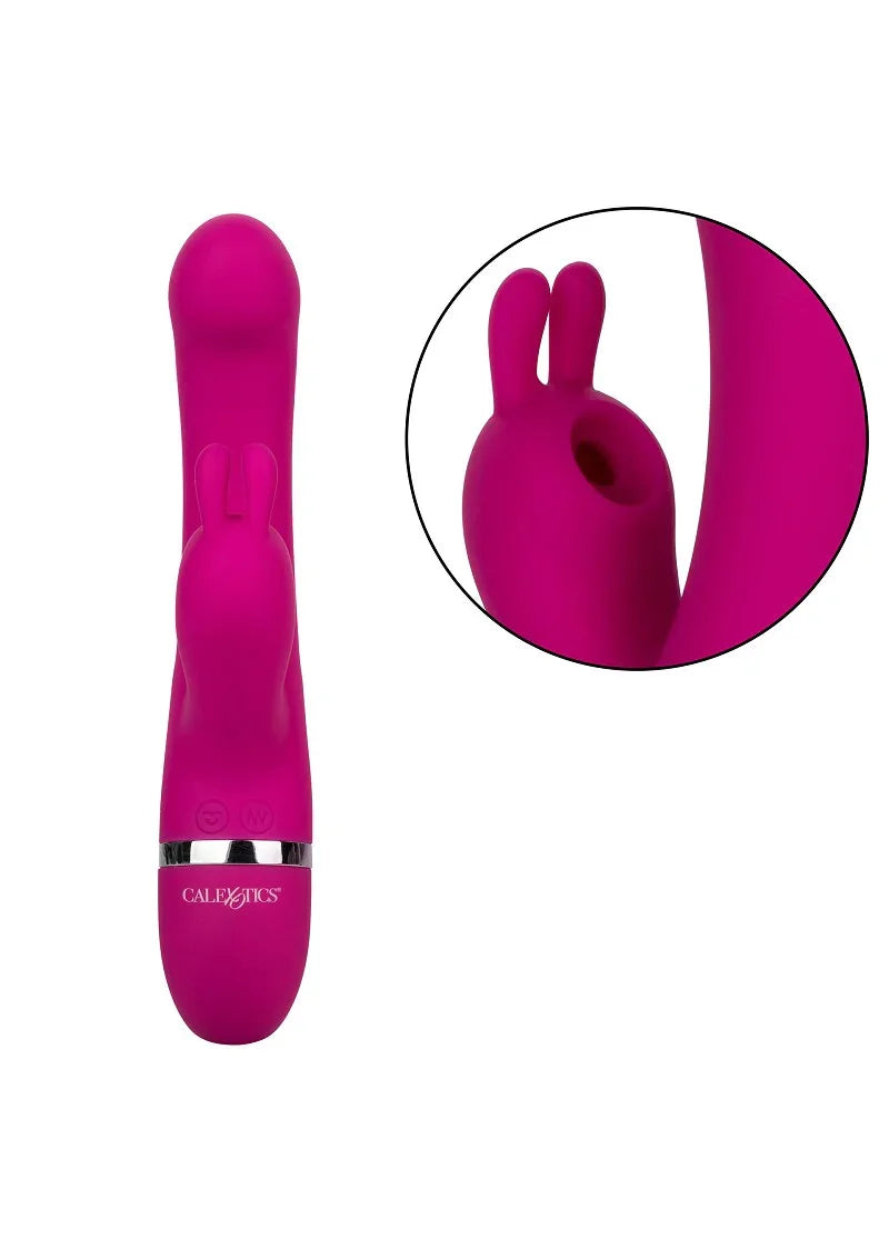 ♀ CalExotics Foreplay Frenzy Bunny Kisser double action suction - Happytoys Sexshop: Toys for Feeling Happy & Easy 😊 - Discreet geleverd