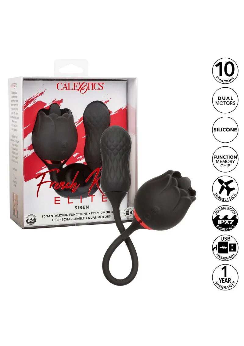 ♀ CalExotics French Kiss Elite Siren teaser vibrator - Happytoys Sexshop: Toys for Feeling Happy & Easy 😊 - Discreet geleverd