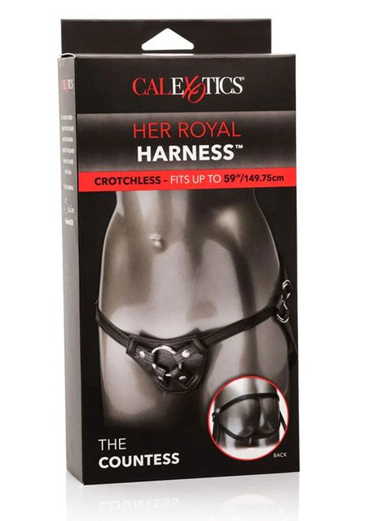 Her Royal Harness The Countess Strap-On Peggingset by CalExotics - Happytoys Sexshop: online sex shop for Feeling Happy & Easy 😊 - Discreet geleverd