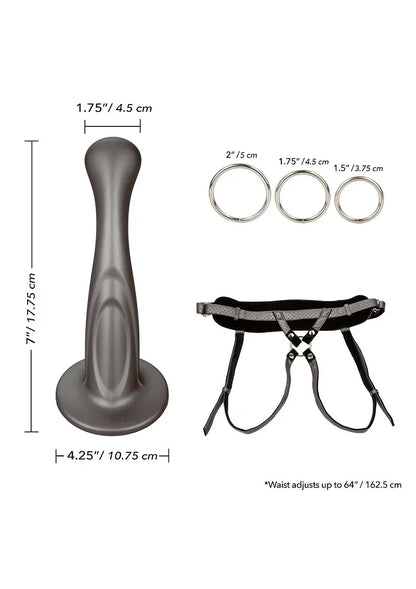 ♂ ♀ CalExotics Her Royal Harness The Royal Sensual Set Pegging Strap-On - Happytoys Sexshop: Toys for Feeling Happy & Easy 😊 - Discreet geleverd