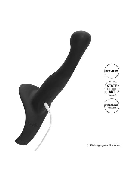 Her Royal Harness The Royal Vibrating Pegging Strap On set by CalExotics - Happytoys Sexshop: online sex shop for Feeling Happy & Easy 😊 - Discreet geleverd