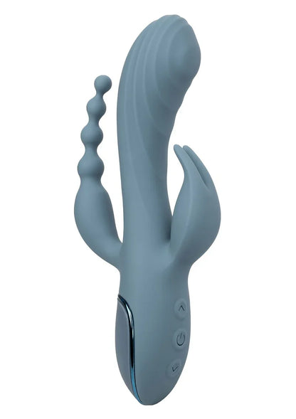 ♀ CalExotics III Triple Ecstasy triple vibrator - Happytoys Sexshop: Toys for Feeling Happy & Easy 😊 - Discreet geleverd
