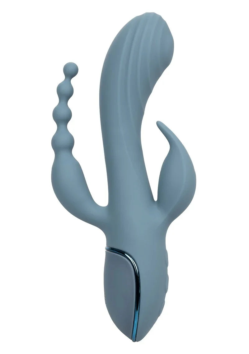 ♀ CalExotics III Triple Ecstasy triple vibrator - Happytoys Sexshop: Toys for Feeling Happy & Easy 😊 - Discreet geleverd