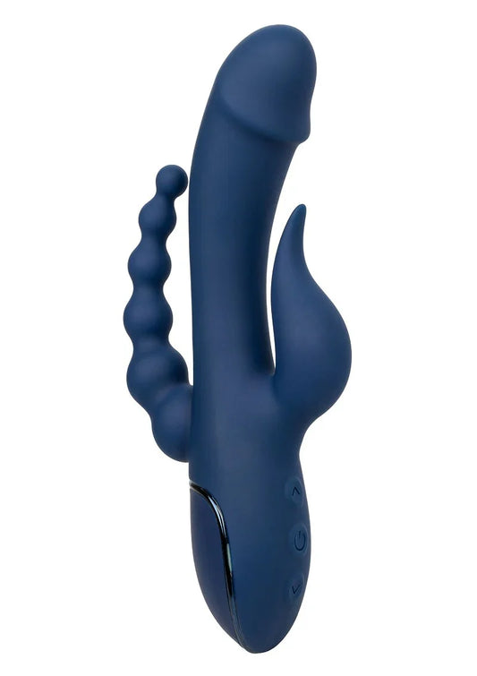 ♀ CalExotics III Triple Orgasm triple Vibrator - Happytoys Sexshop: Toys for Feeling Happy & Easy 😊 - Discreet geleverd