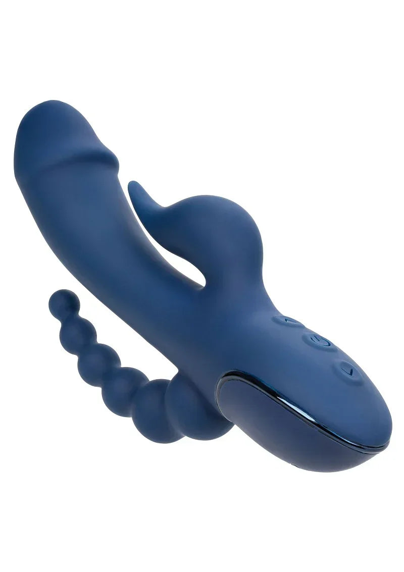 ♀ CalExotics III Triple Orgasm triple Vibrator - Happytoys Sexshop: online sex shop for Feeling Happy & Easy 😊 - Discreet geleverd