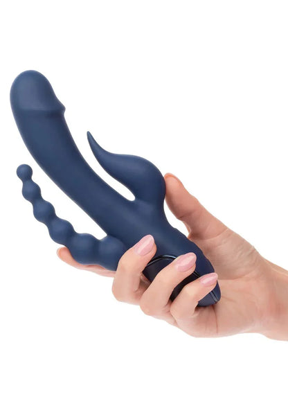 ♀ CalExotics III Triple Orgasm triple Vibrator - Happytoys Sexshop: online sex shop for Feeling Happy & Easy 😊 - Discreet geleverd