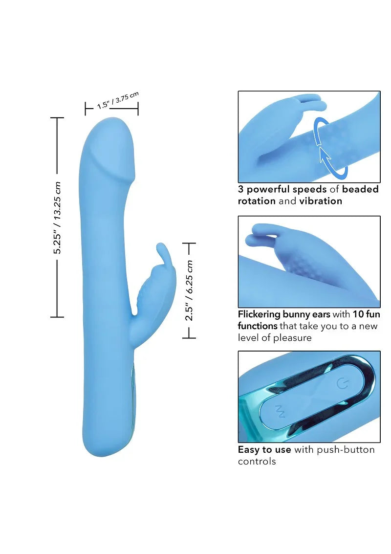 ♀ CalExotics Jack Rabbit Elite Rotating Rabbit vibrator - Happytoys Sexshop: Toys for Feeling Happy & Easy 😊 - Discreet geleverd