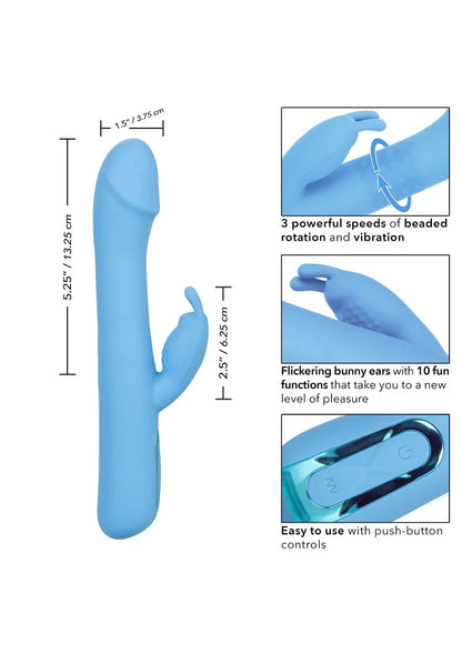 ♀ CalExotics Jack Rabbit Elite Rotating Rabbit vibrator - Happytoys Sexshop: Toys for Feeling Happy & Easy 😊 - Discreet geleverd