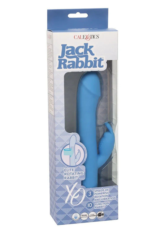 ♀ CalExotics Jack Rabbit Elite Rotating Rabbit vibrator - Happytoys Sexshop: Toys for Feeling Happy & Easy 😊 - Discreet geleverd