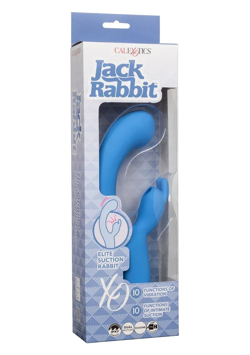 ♀ CalExotics Jack Rabbit Elite Suction Rabbit vibrator - Happytoys Sexshop: Toys for Feeling Happy & Easy 😊 - Discreet geleverd