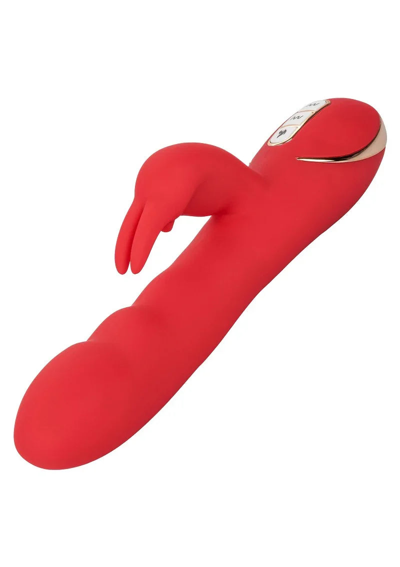 Jack Rabbit Signature Heated Silicone Ultra-Soft Rabbit by CalExotics - Happytoys Sexshop: Toys for Feeling Happy & Easy 😊 - Discreet geleverd