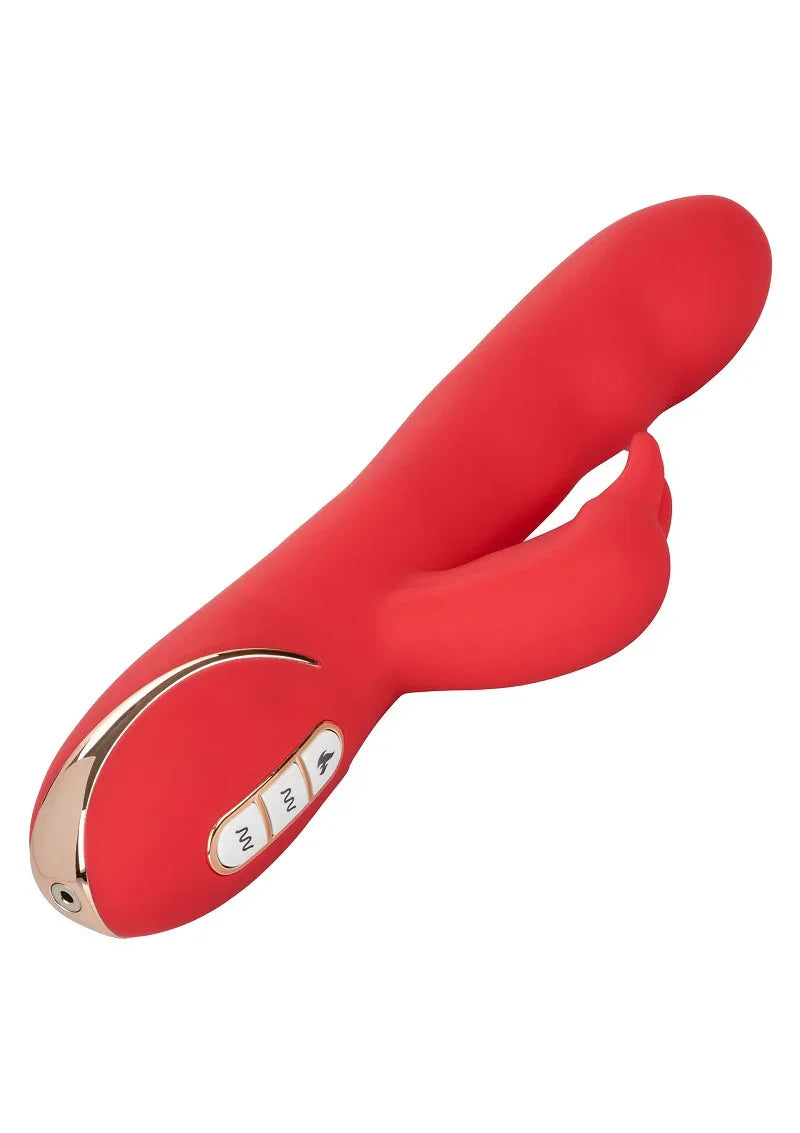 Jack Rabbit Signature Heated Silicone Ultra-Soft Rabbit by CalExotics - Happytoys Sexshop: Toys for Feeling Happy & Easy 😊 - Discreet geleverd