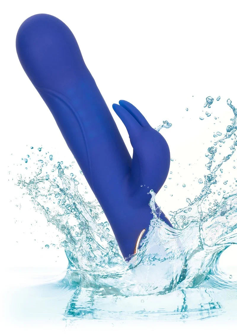 Jack Rabbit Signature Silicone Rotating Beaded Rabbit vibrator by CalExotics - Happytoys Sexshop: Toys for Feeling Happy & Easy 😊 - Discreet geleverd