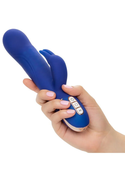 Jack Rabbit Signature Silicone Rotating Beaded Rabbit vibrator by CalExotics - Happytoys Sexshop: Toys for Feeling Happy & Easy 😊 - Discreet geleverd