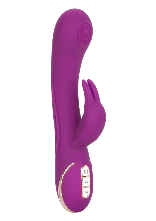 ♀ CalExotics Jack Rabbit Signature Silicone Thumping Rabbit - Happytoys Sexshop: Toys for Feeling Happy & Easy 😊 - Discreet geleverd