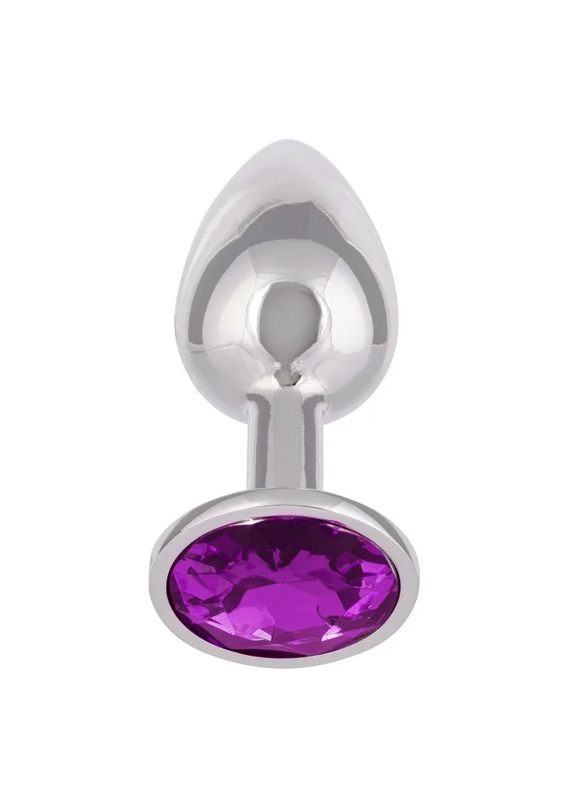 Jewel Small Amethyst Plug by CalExotics - Happytoys Sexshop: online sex shop for Feeling Happy & Easy 😊 - Discreet geleverd