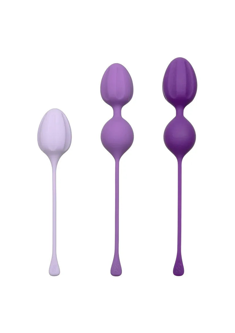 ♀ CalExotics Kegel Training 3-Piece Set bekkenbodem versterker - Happytoys Sexshop: Toys for Feeling Happy & Easy 😊 - Discreet geleverd