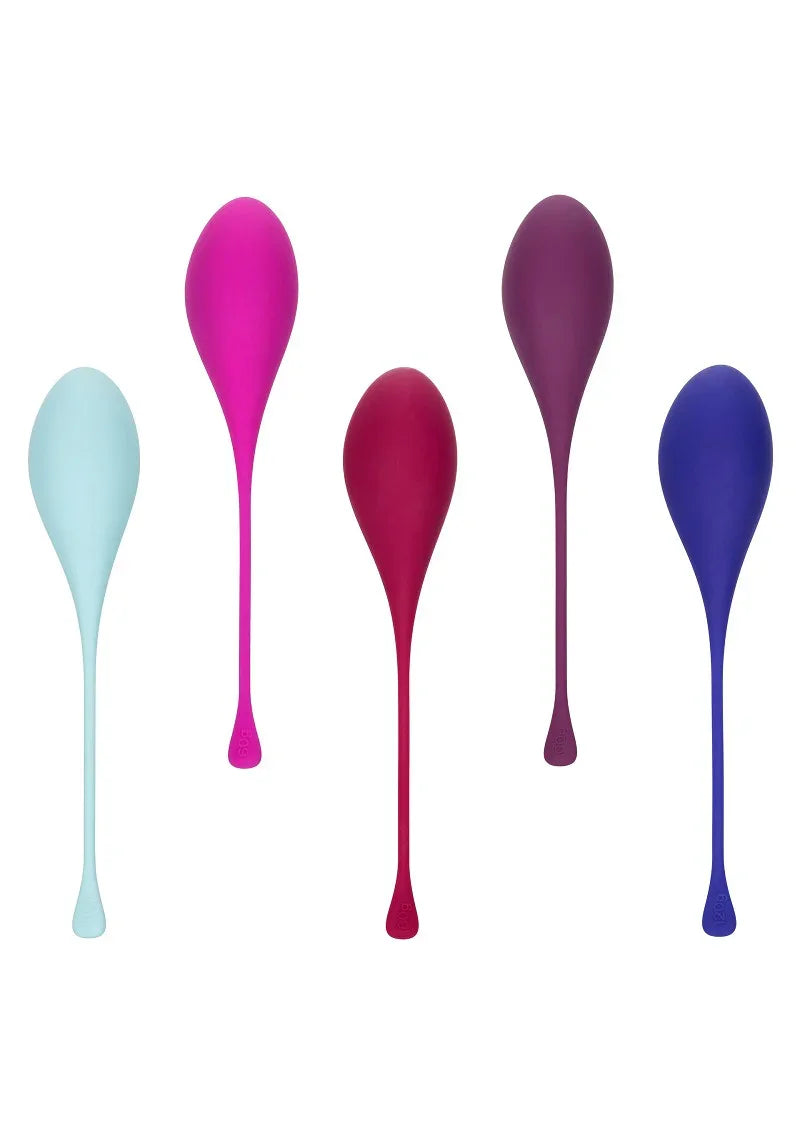 ♀ CalExotics Kegel Training 5-Piece Set bekkenbodem trainer - Happytoys Sexshop: Toys for Feeling Happy & Easy 😊 - Discreet geleverd