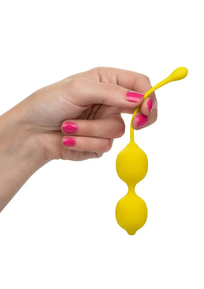 ♀ CalExotics Kegel Training Set Lemon Bekkenbodentrainer - Happytoys Sexshop: Toys for Feeling Happy & Easy 😊 - Discreet geleverd