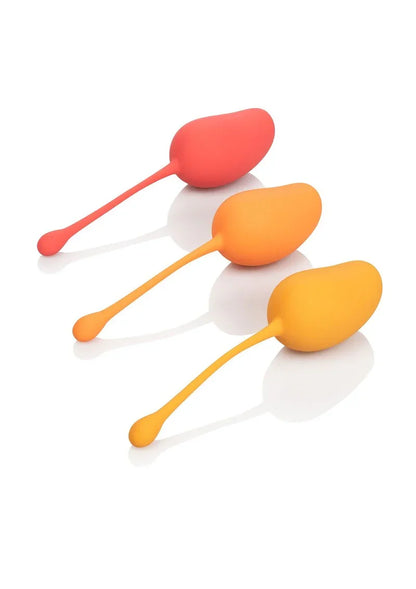 ♀ CalExotics Kegel Training Set Mango - Happytoys Sexshop: Toys for Feeling Happy & Easy 😊 - Discreet geleverd