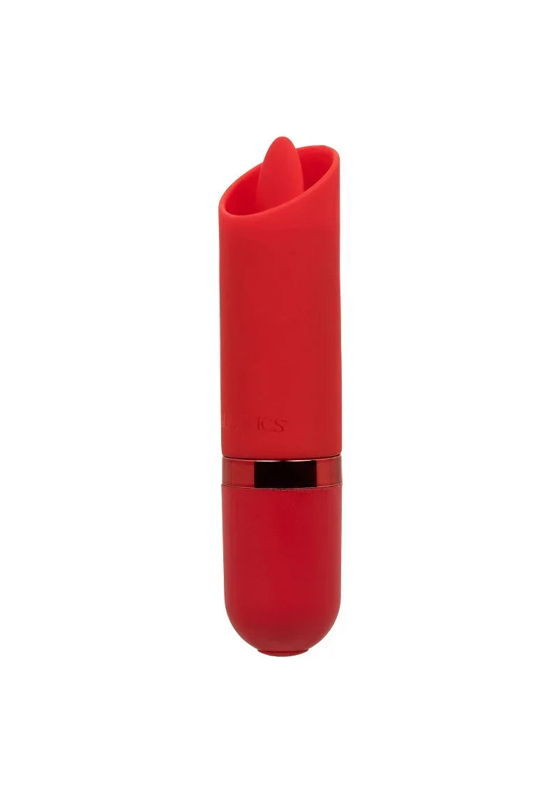 Bestel: Kyst Flicker mini lipstick vibrator met tong by CalExotics - bij Happytoys: de erotische sex webshop | liever Happy dan Easy ⭐⭐⭐⭐⭐