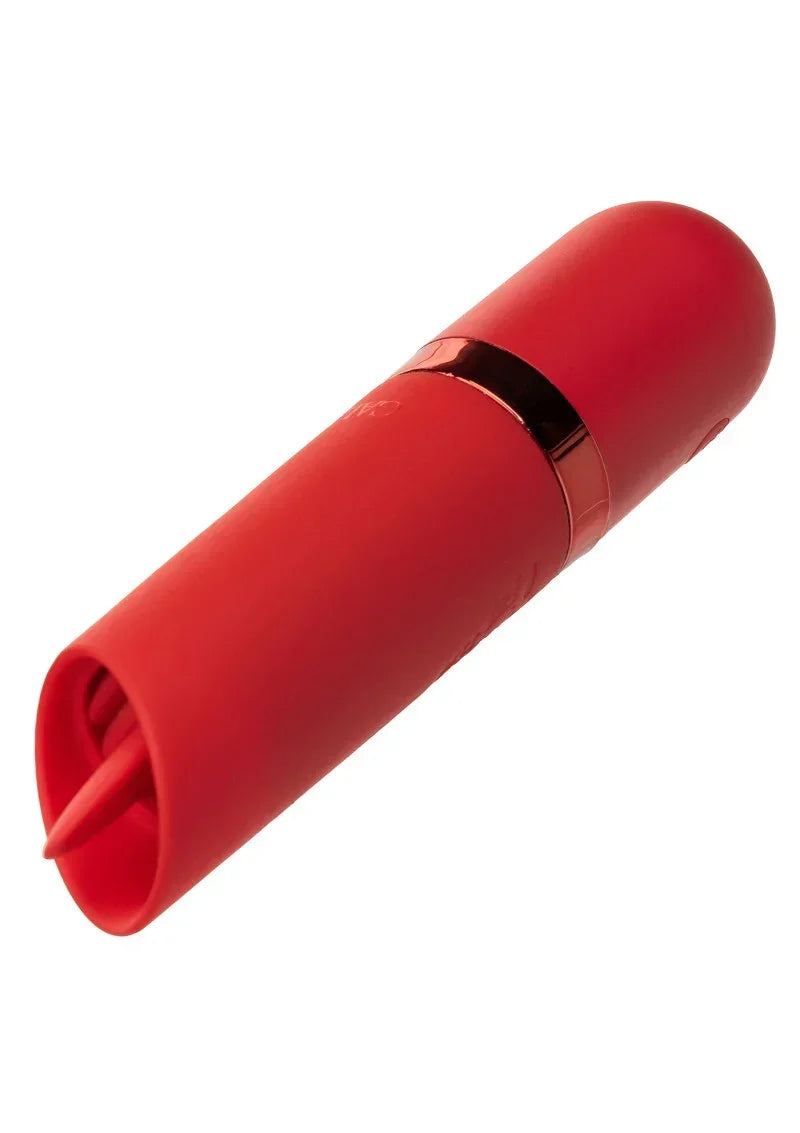 Bestel: Kyst Flicker mini lipstick vibrator met tong by CalExotics - bij Happytoys: de erotische sex webshop | liever Happy dan Easy ⭐⭐⭐⭐⭐