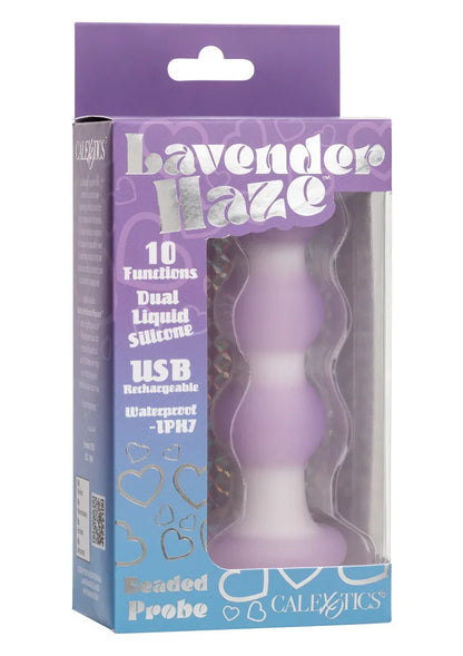 Lavender Haze Beaded Probe by CalExotics - Happytoys Sexshop: Toys for Feeling Happy & Easy 😊 - Discreet geleverd
