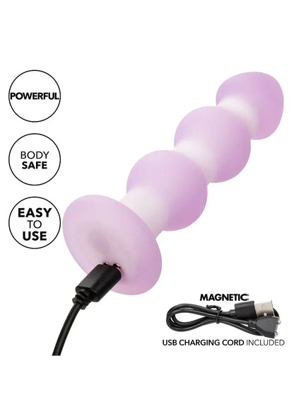 Lavender Haze Beaded Probe by CalExotics - Happytoys Sexshop: Toys for Feeling Happy & Easy 😊 - Discreet geleverd