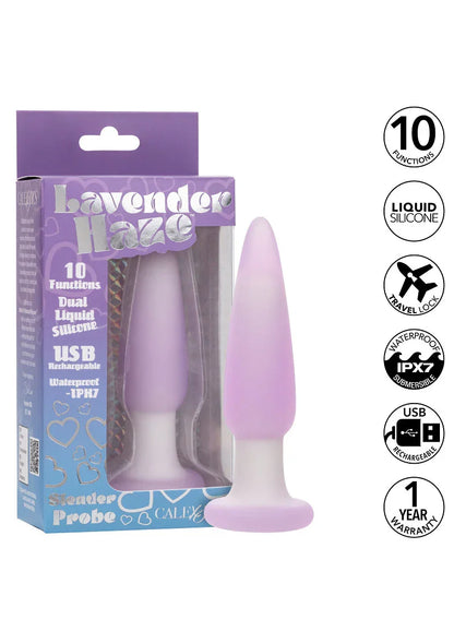 Lavender Haze Slender Probe bty Calexotics - Happytoys Sexshop: Toys for Feeling Happy & Easy 😊 - Discreet geleverd