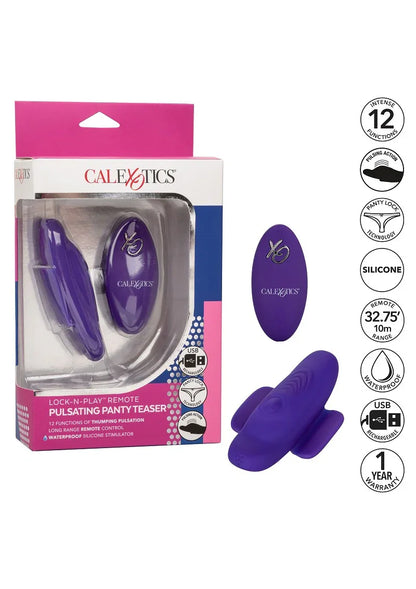 ♀ CalExotics Lock-N-Play Remote Pulsating Panty Teaser - Happytoys Sexshop: Toys for Feeling Happy & Easy 😊 - Discreet geleverd
