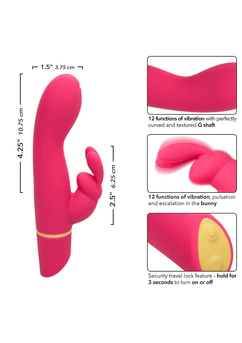 Love Bunny Vibrating 'G” Bunny by CalExotics - Happytoys Sexshop: Toys for Feeling Happy & Easy 😊 - Discreet geleverd