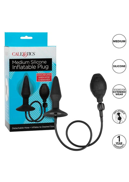 Bestel: Medium Silicone Inflatable Plug by CalExotics - bij Happytoys.nl, happytoys.be, Happytoys.ae: erotische sex webshop | liever Happy dan Easy ⭐⭐⭐⭐⭐