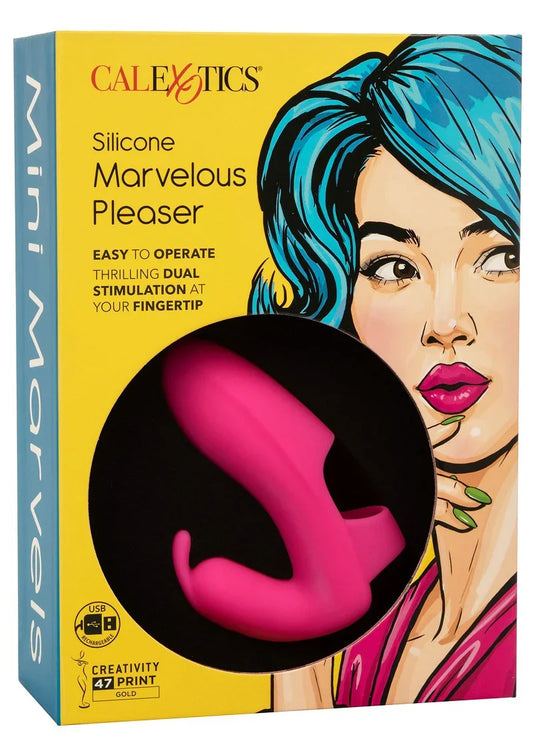 ♀ CalExotics Mini Marvels Silicone Marvelous Pleaser vibrator - Happytoys Sexshop: online sex shop for Feeling Happy & Easy 😊 - Discreet geleverd