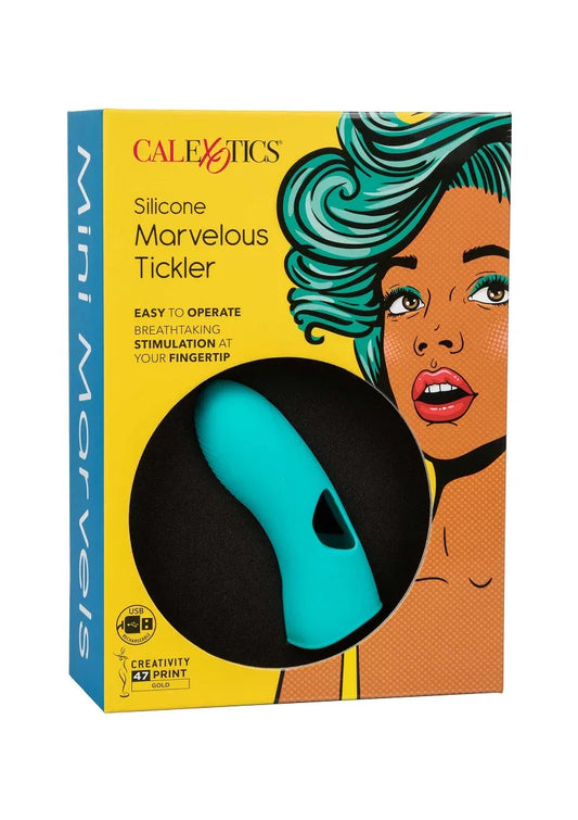 Mini Marvels Silicone Marvelous Tickler vibrator by CalExotics - Happytoys Sexshop: online sex shop for Feeling Happy & Easy 😊 - Discreet geleverd