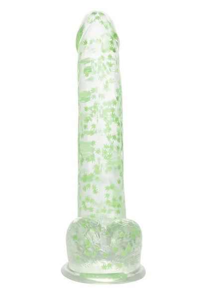 CalExoticsNaughtyBitsILeafDickGlow-In-The-DarkWeedLeafDildo8 @ Happytoys Sexshop: online sex shop for Feeling Happy & Easy 😊 the erotic store owned by a woman