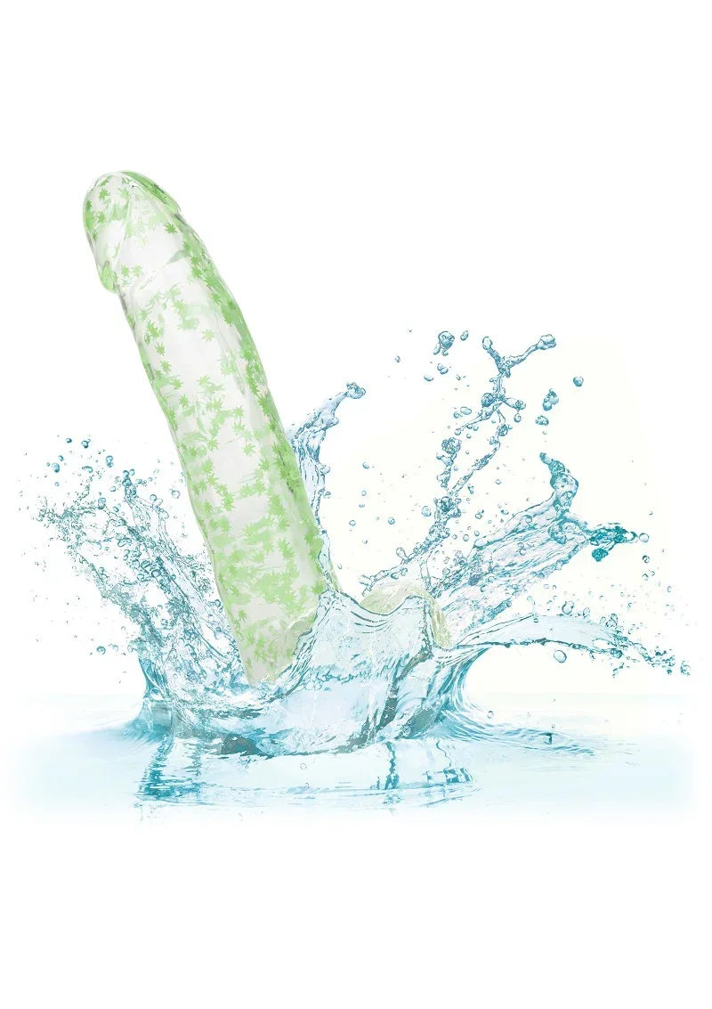CalExoticsNaughtyBitsILeafDickGlow-In-The-DarkWeedLeafDildo89 @ Happytoys Sexshop: online sex shop for Feeling Happy & Easy 😊 the erotic store owned by a woman