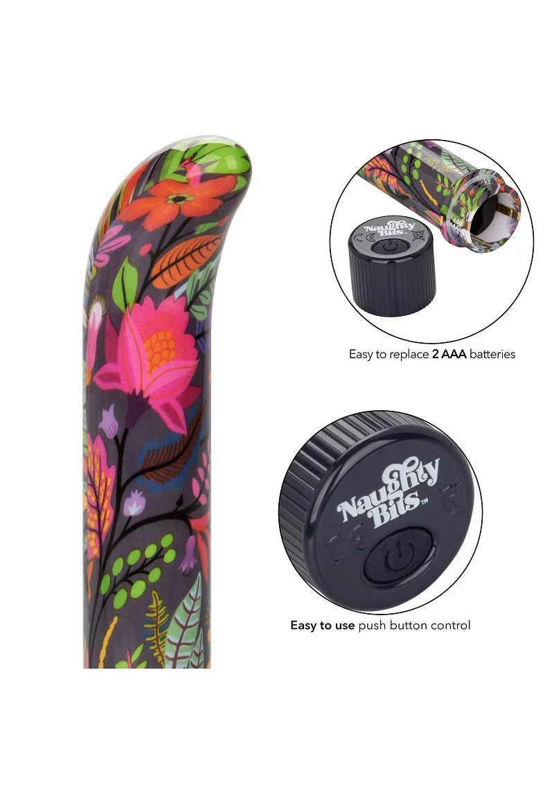 ♀ CalExotics Naughty Bits Lil' Fucker Mini G-Spot Vibrator - Happytoys Sexshop: Toys for Feeling Happy & Easy 😊 - Discreet geleverd