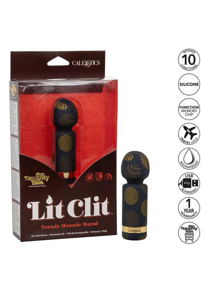 ♀ CalExotics Naughty Bits Lit Clit Teenie Weenie Wand - Happytoys Sexshop: online sex shop for Feeling Happy & Easy 😊 - Discreet geleverd