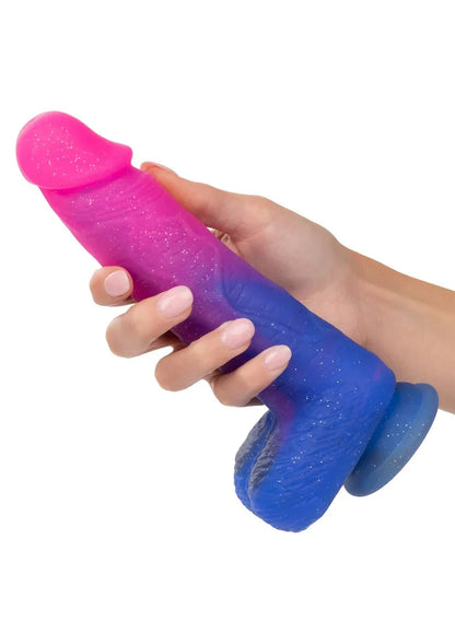 Naughty Bits Ombré Hombre XL Vibrating Dildo by CalExotics - Happytoys Sexshop: Toys for Feeling Happy & Easy 😊 - Discreet geleverd