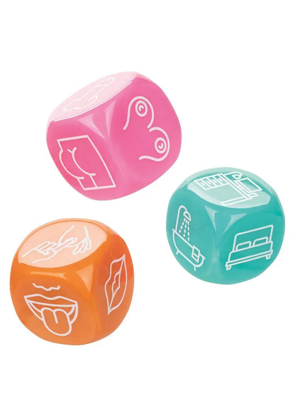 Naughty Bits Roll With It Icon-Based Sex Dice Game by CalExotics - Happytoys Sexshop: Toys for Feeling Happy & Easy 😊 - Discreet geleverd