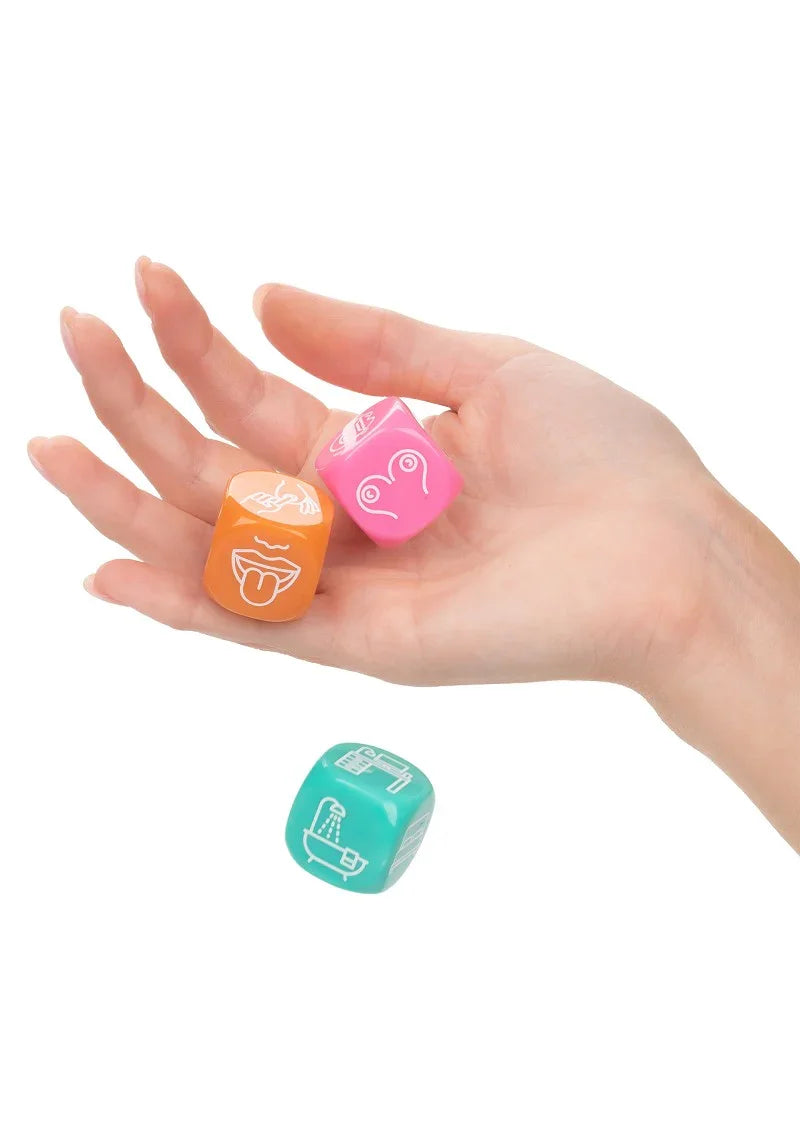 Naughty Bits Roll With It Icon-Based Sex Dice Game by CalExotics - Happytoys Sexshop: Toys for Feeling Happy & Easy 😊 - Discreet geleverd