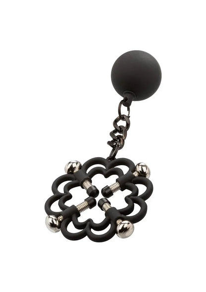 ♂ ♀ CalExotics Nipple Grips Power Grip 4-Point Weighted Nipple Press - Happytoys Sexshop: Toys for Feeling Happy & Easy 😊 - Discreet geleverd