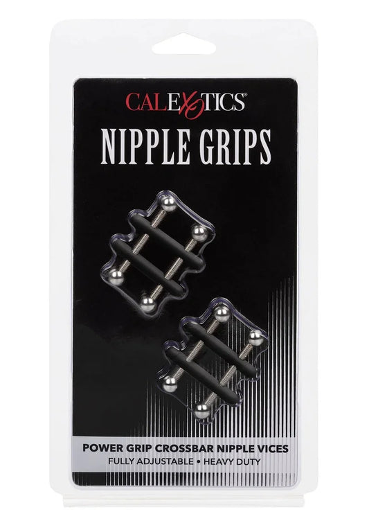 ♀ CalExotics Nipple Grips Power Grip Crossbar Nipple Vices - Happytoys Sexshop: online sex shop for Feeling Happy & Easy 😊 - Discreet geleverd