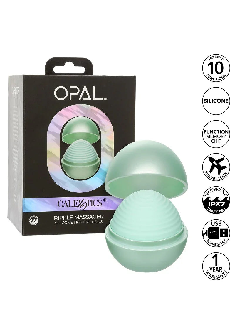 Opal Ripple Massager by CalExotics - Happytoys Sexshop: Toys for Feeling Happy & Easy 😊 - Discreet geleverd