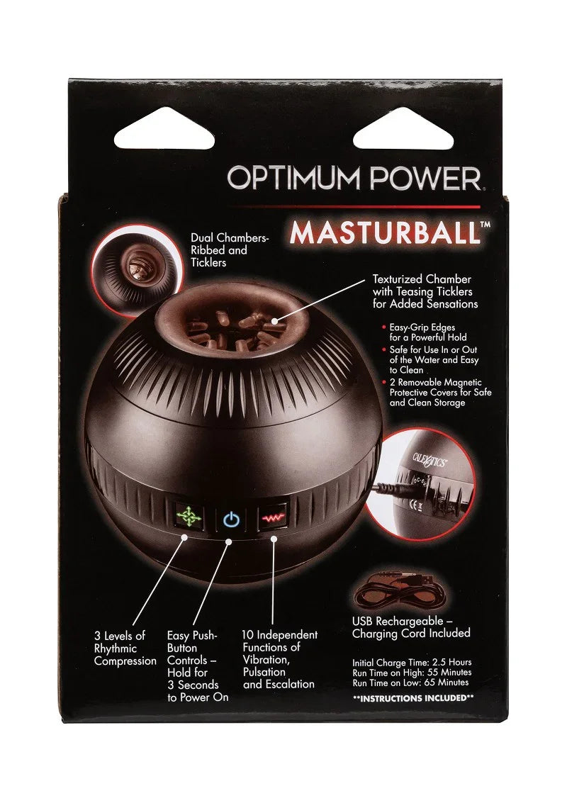 ♂ CalExotics Optimum Power Masturball - Happytoys Sexshop: Toys for Feeling Happy & Easy 😊 - Discreet geleverd
