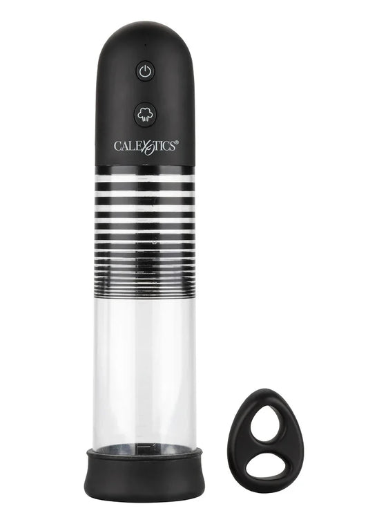♂ CalExotics Optimum Series Rechargeable EZ Pump Kit - Happytoys Sexshop: Toys for Feeling Happy & Easy 😊 - Discreet geleverd