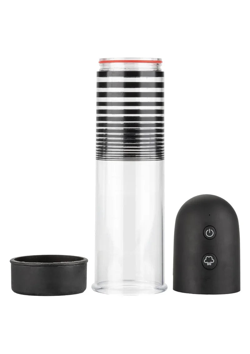 ♂ CalExotics Optimum Series Rechargeable EZ Pump Kit - Happytoys Sexshop: Toys for Feeling Happy & Easy 😊 - Discreet geleverd